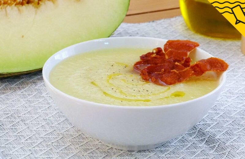 Learn how to make melon cream with yogurt and enjoy it
